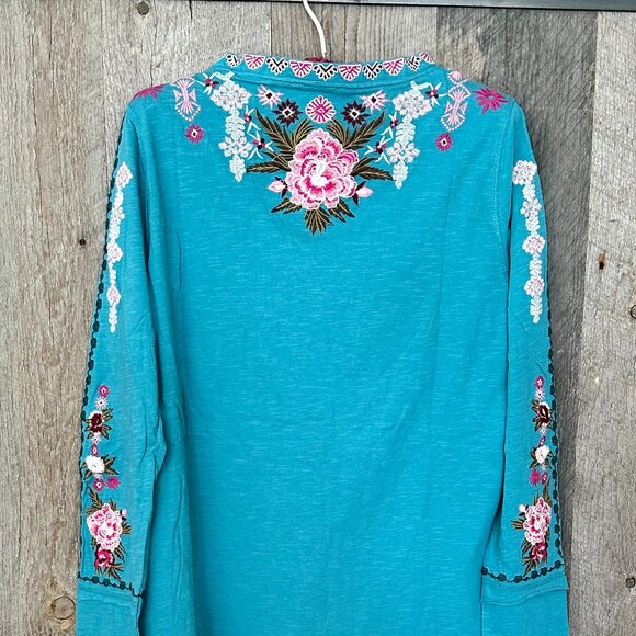 Sundance Embroidered Floral Shirt - Picture 9 of 10